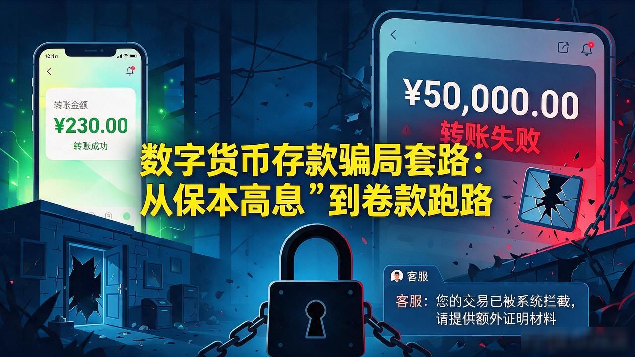 数字货币存款骗局_央行金融牌照识别_数字货币存款骗局套路