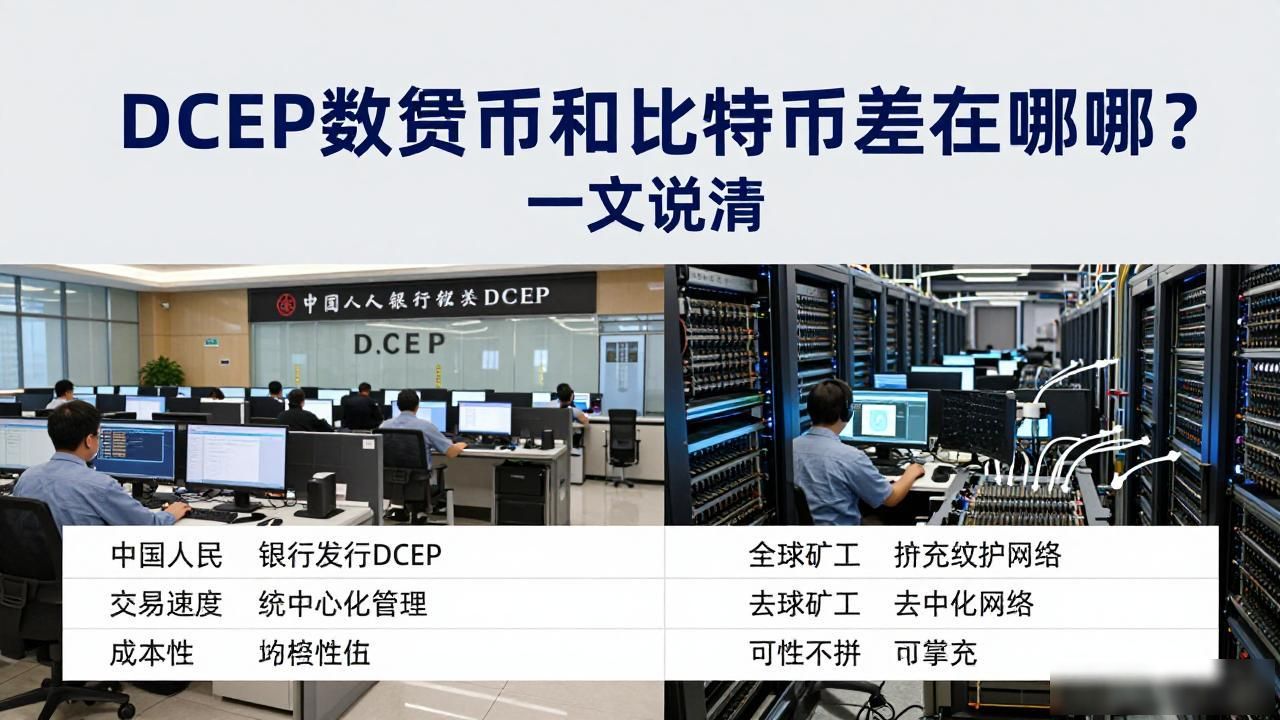 DCEP的特点_DCEP与比特币的区别_dcep数字货币和比特币的区别