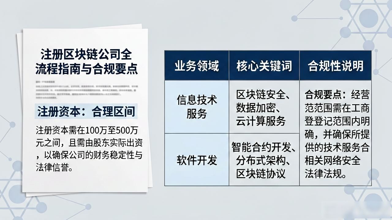 注册区块链公司_区块链公司经营范围_区块链公司怎么申请