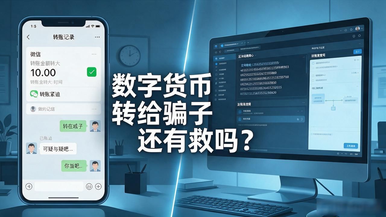 数字货币转给骗子_数字资产追回_区块链诈骗处理