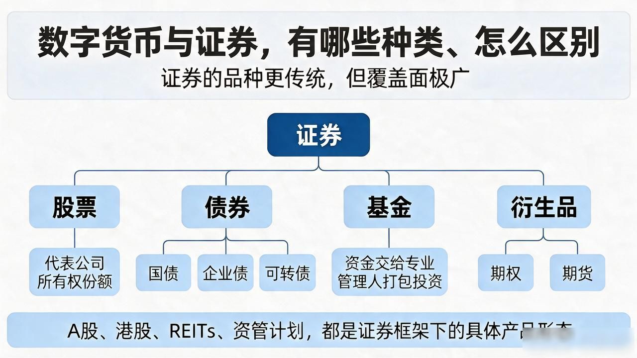 数字货币 证券有哪些_数字货币和证券的区别_加密货币、稳定币与央行数字货币分类