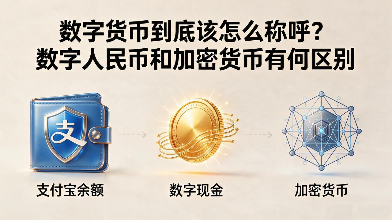 央行数字货币与加密货币区别_数字货币称呼什么_数字人民币e-CNY法定货币属性