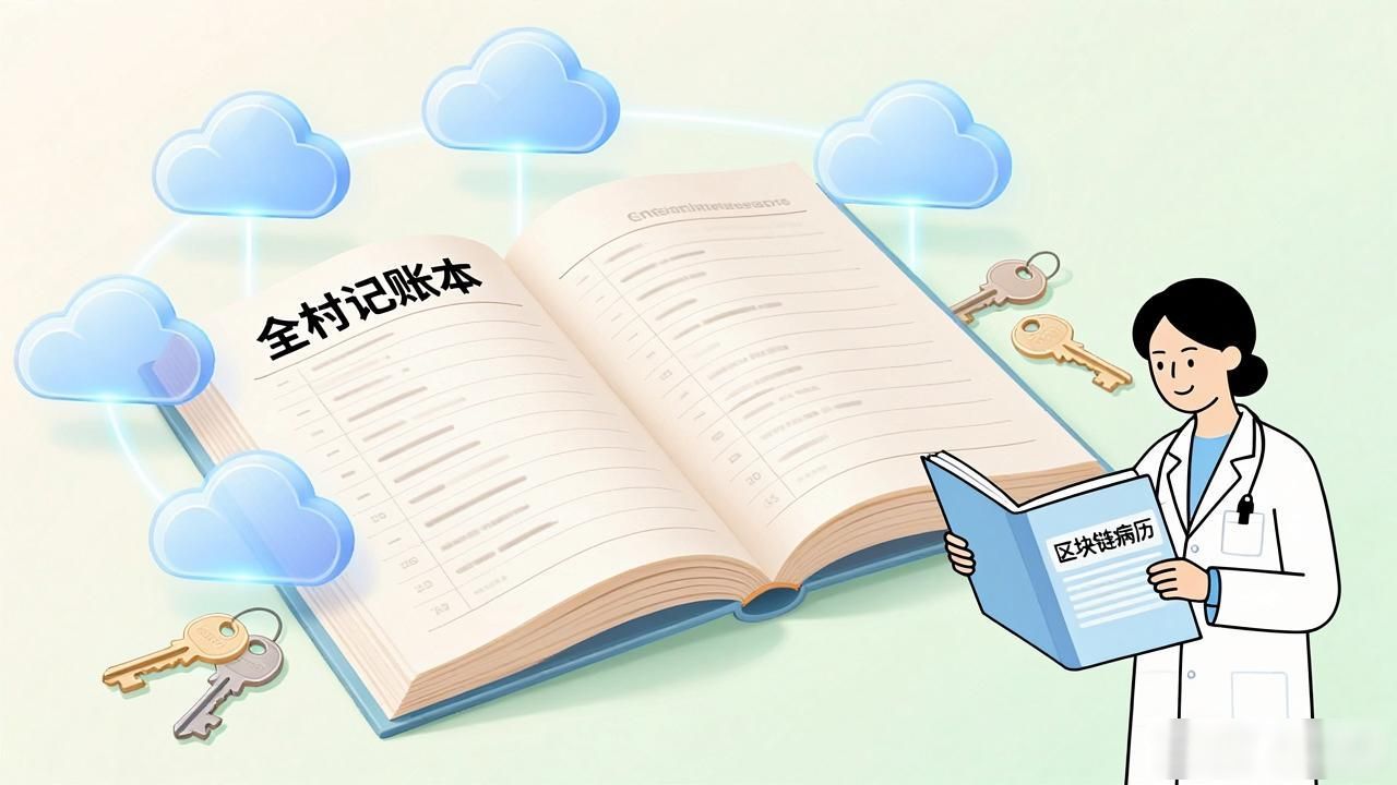 区块链公开账本_去中心化信任机制_区块链好处比喻