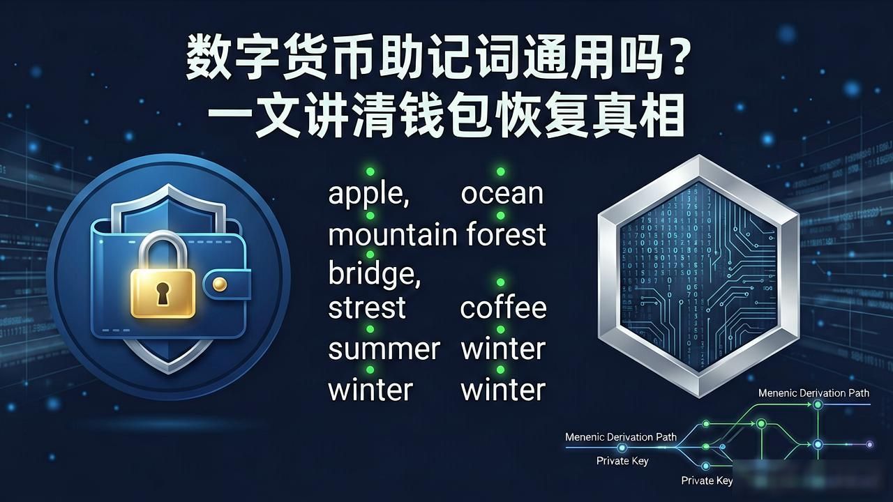助记词不同钱包兼容性_数字货币助记词通用吗_助记词安全存储方法