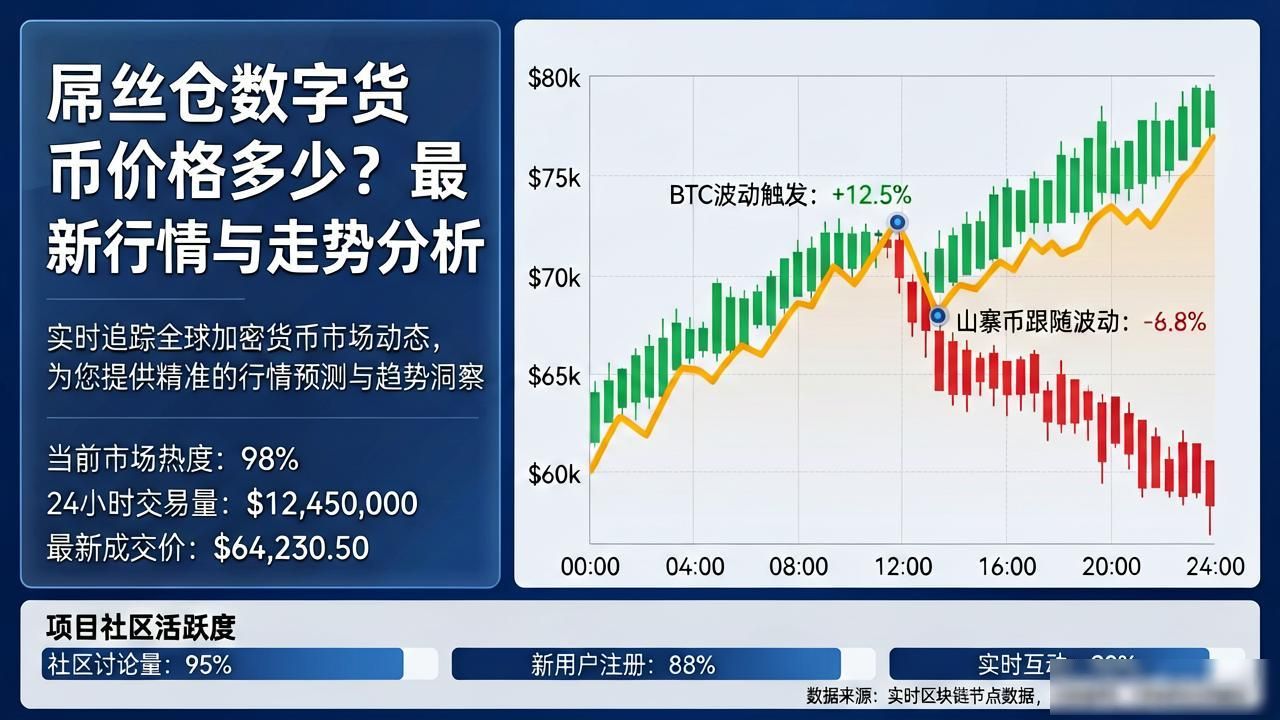 屌丝仓数字货币价格_屌丝仓项目社区活跃度影响_屌丝仓价格走势分析