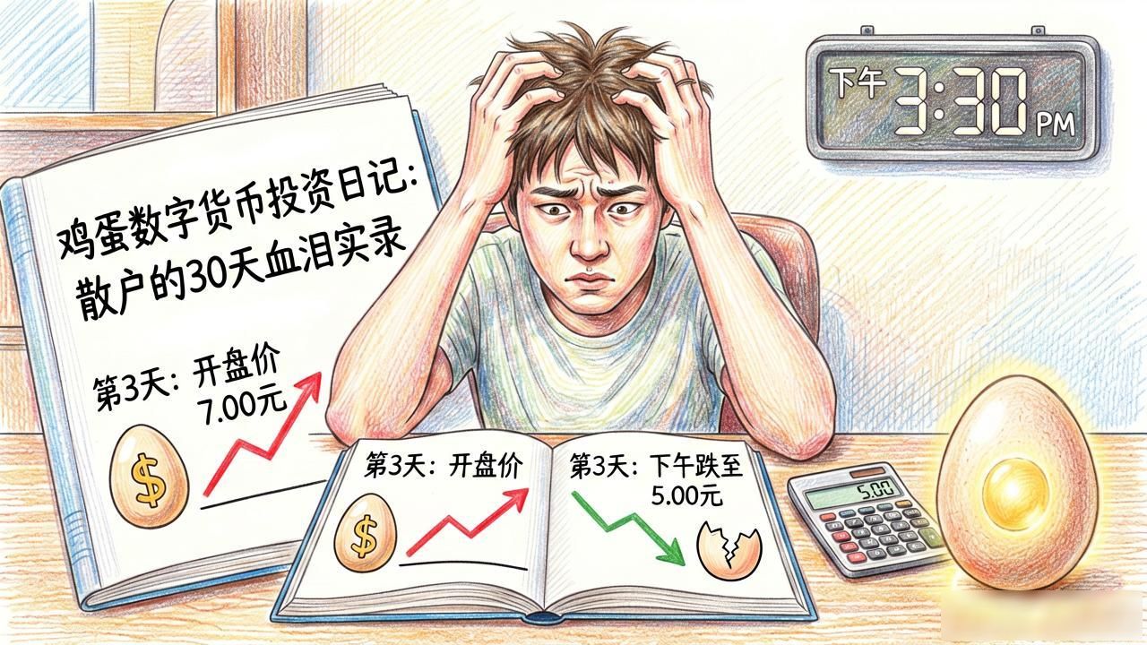 二线城市小生意者数字货币翻倍骗局_鸡蛋数字货币投资日记_个人投资鸡蛋币亏损经历