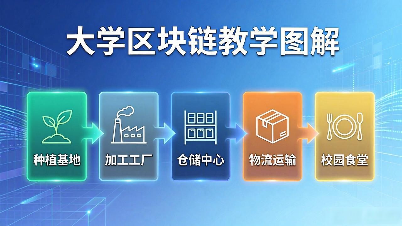 大学区块链图片_区块链技术高校教育应用_学历认证学分管理区块链可视化