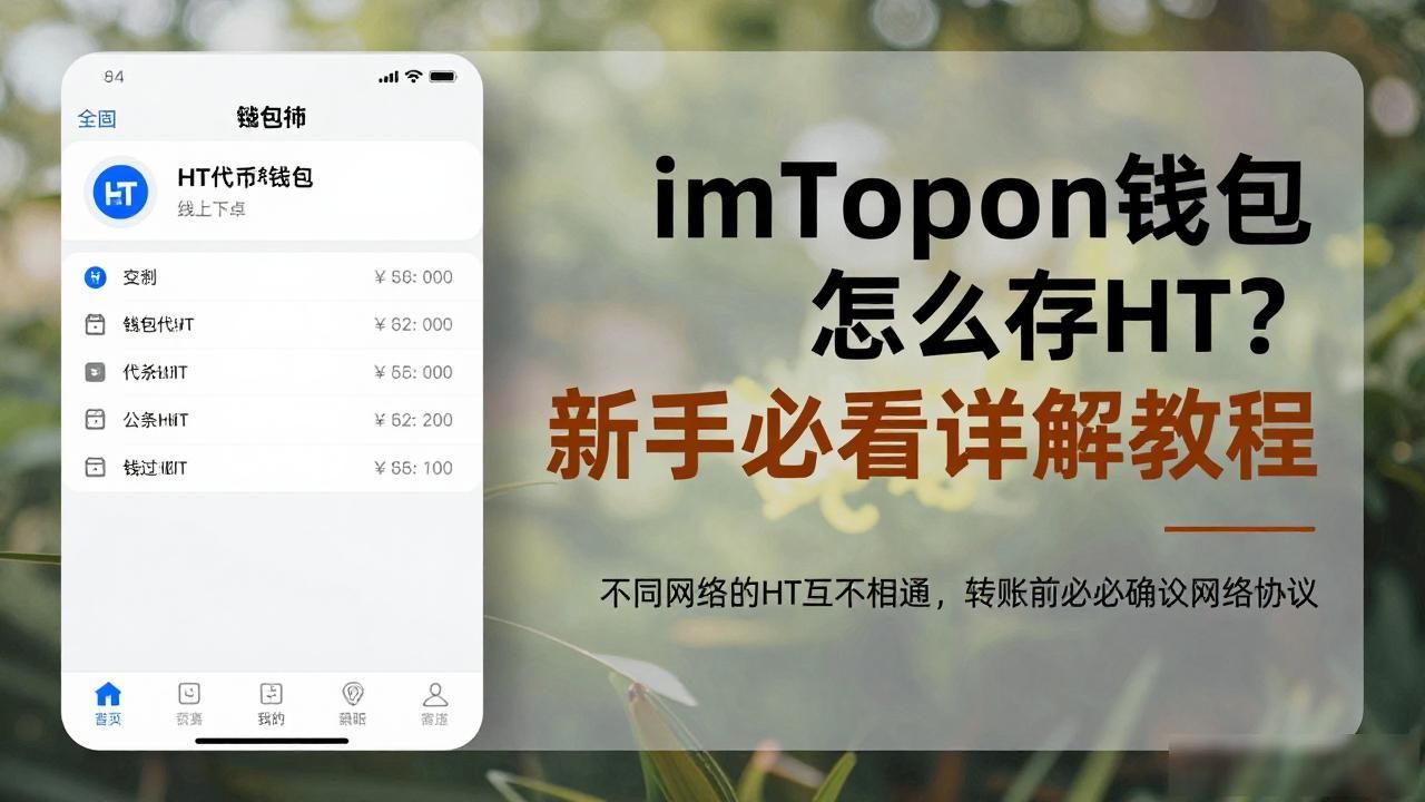 imtoken钱包可以存HT_imToken钱包支持HT_HT存储imToken钱包教程