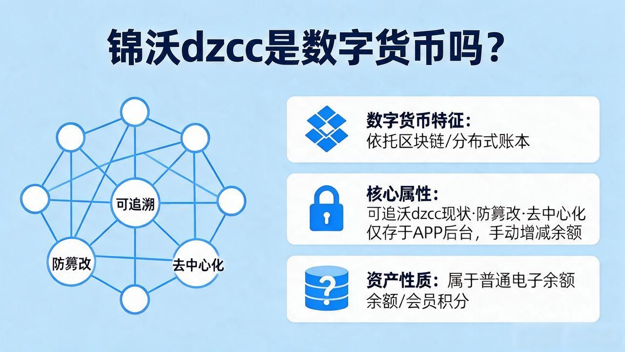 锦沃dzcc的性质判断标准_锦沃dzcc属于数字货币吗_锦沃dzcc是否属于数字货币