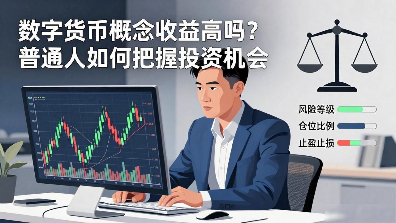 数字货币概念收益_数字货币概念股投资风险与收益分析_高波动数字货币市场投资策略