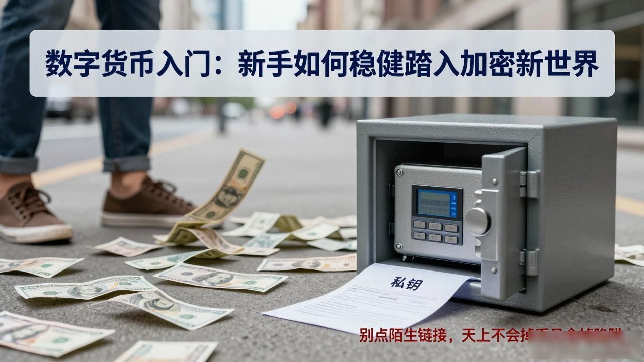数字货币新手入门指南_加密货币安全冷钱包使用_数字货币行业入门
