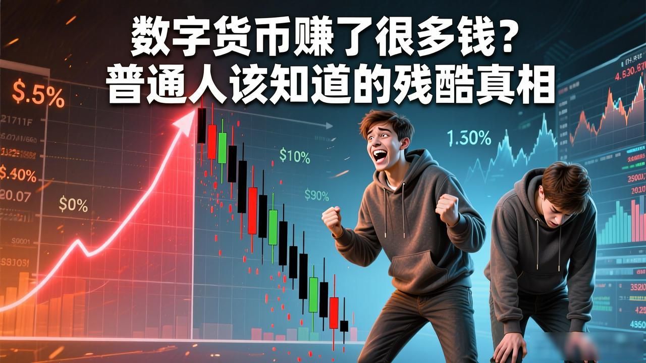 数字货币赚了很多钱_数字货币赚钱的核心条件是入场时机持仓周期心态_普通人如何看待数字货币赚钱的幸存者偏差