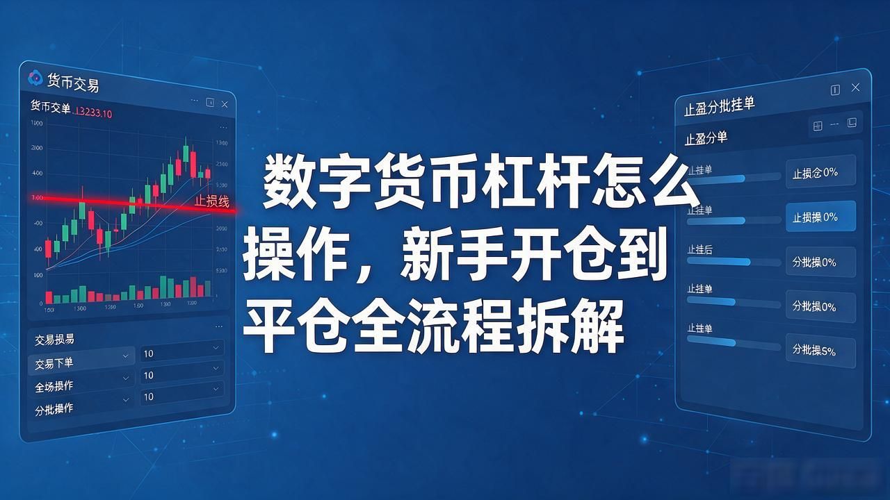 数字货币杠杠操作教程_合约交易止损止盈设置方法_数字货币杠杆交易新手仓位管理技巧