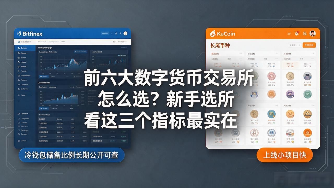前六大数字货币交易所_币安OKXCoinbaseBybitBitfinexKuCoin选择指南_六大数字货币交易所优缺点对比