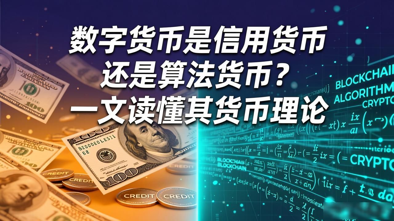 数字货币的货币理论_数字货币的货币理论核心问题 传统货币与数字货币的信用本质对比 算法货币与央行数字货币的信任来源