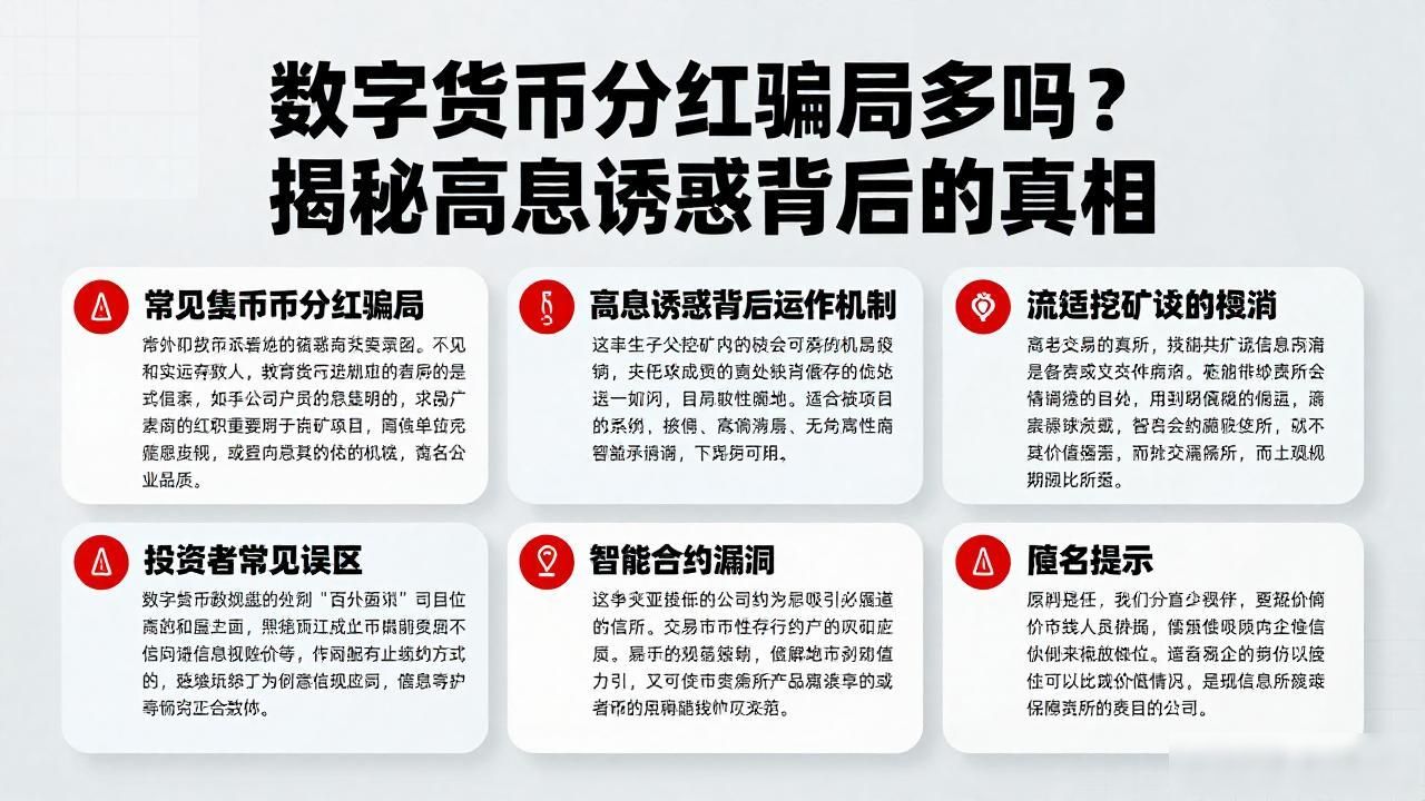 数字货币分红风险_庞氏骗局识别_数字货币分红安全吗