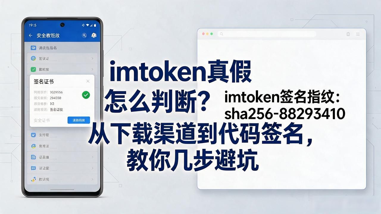 怎么判断imtoken的真假_如何验证imToken数字签名_imToken真假钱包辨别方法