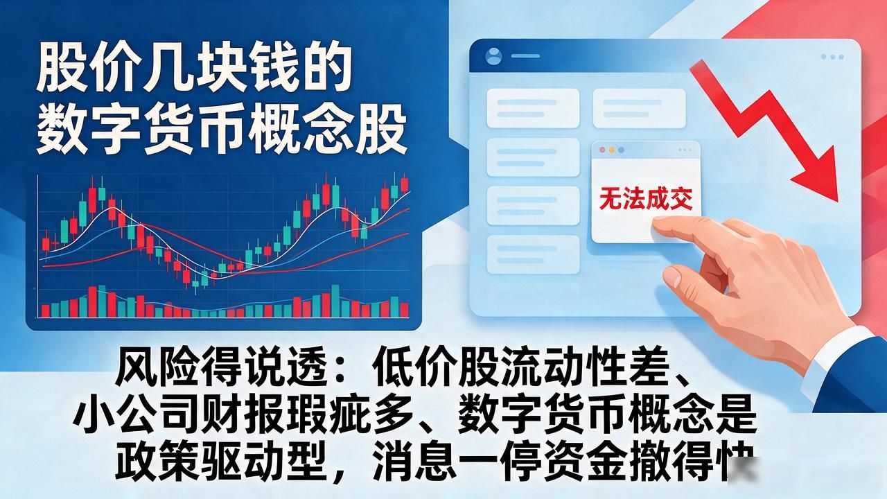 低价数字货币概念股票_数字货币概念股筛选标准_低价股投资风险
