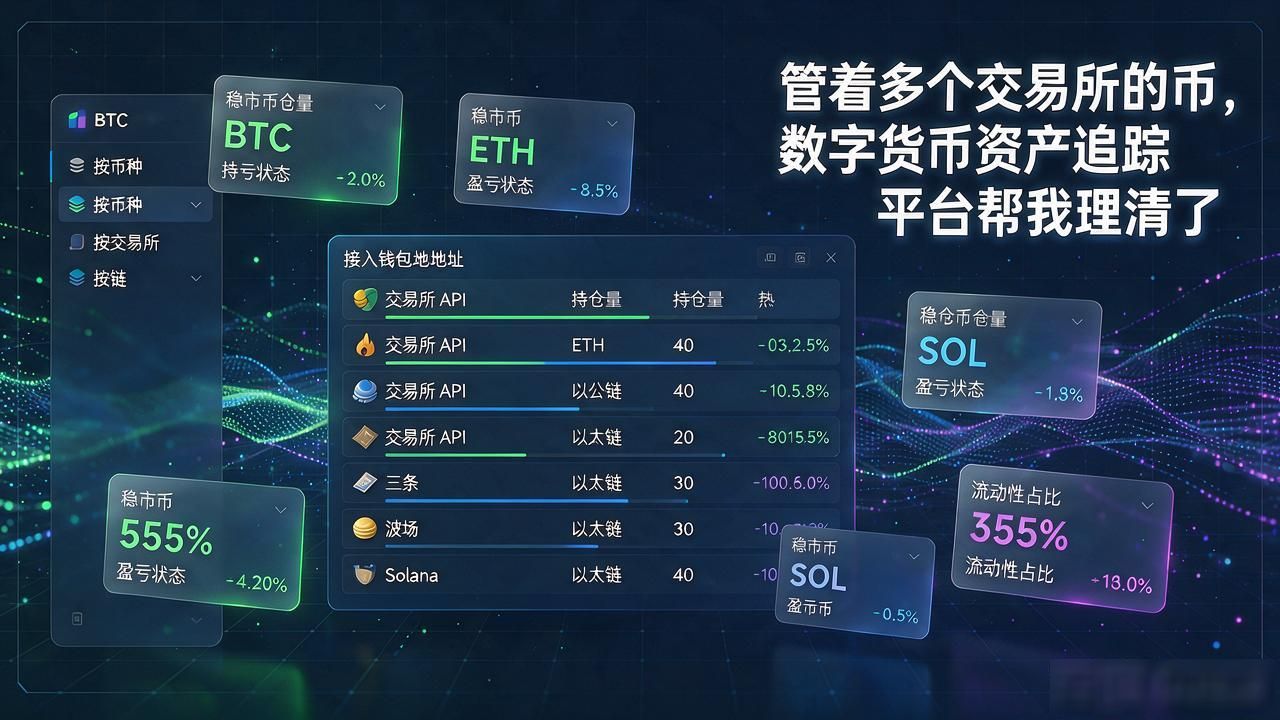多币种资产管理痛点_数字货币资产追踪平台_数字货币资产追踪平台实战经验