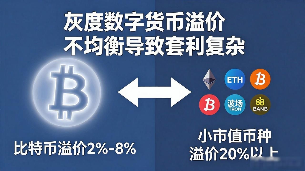 灰度数字货币溢价_主流加密货币灰度溢价幅度差异_灰度加密货币产品溢价原因及应对思路