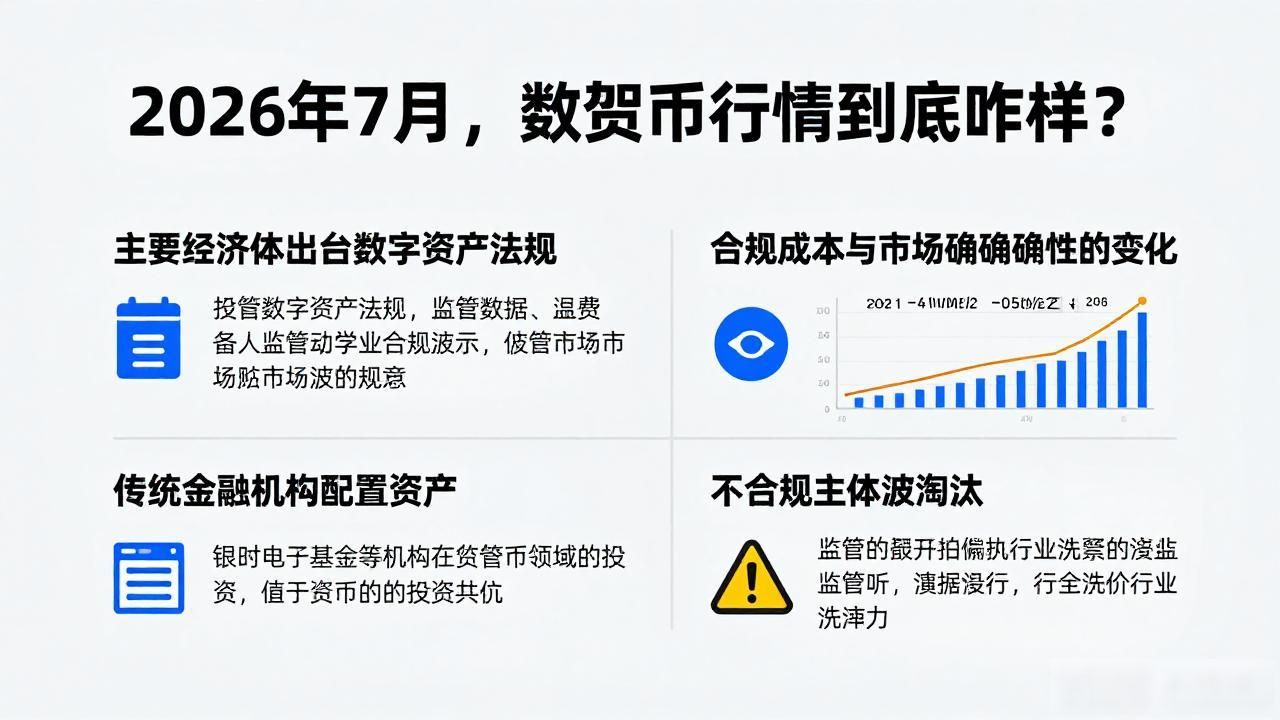 数字货币行情怎么样了_加密货币市场监管影响_2026年下半年加密货币市场分化