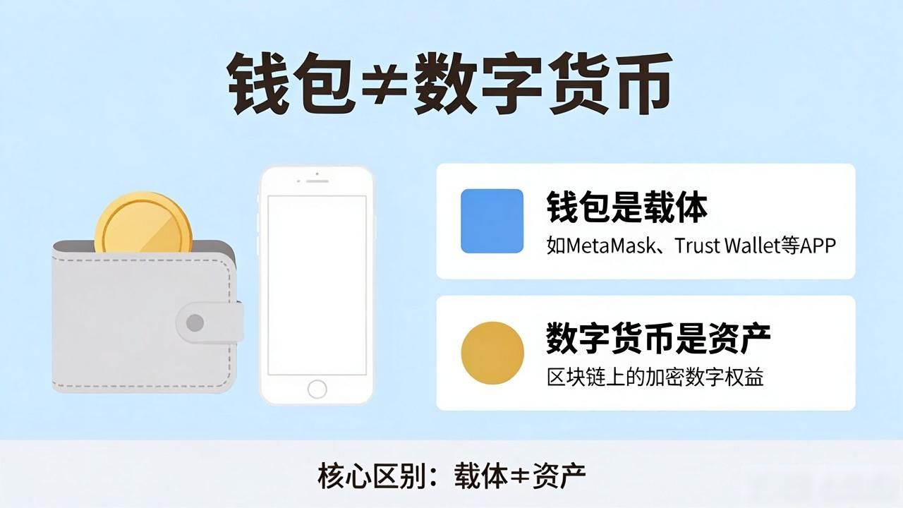 钱包就是数字货币吗_数字货币和钱包的区别是什么_数字货币钱包的核心功能有哪些