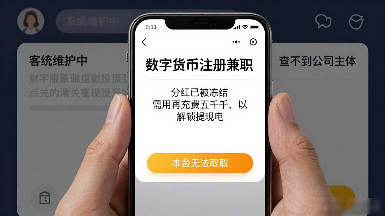 手机赚钱APP风险_数字货币注册兼职骗局_数字货币注册兼职