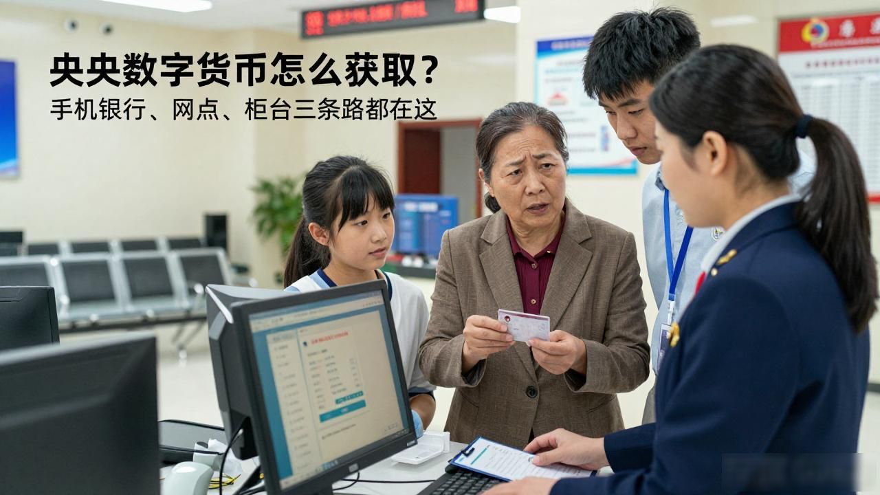 获取数字人民币_如何取得央行数字货币_手机银行开通数字人民币