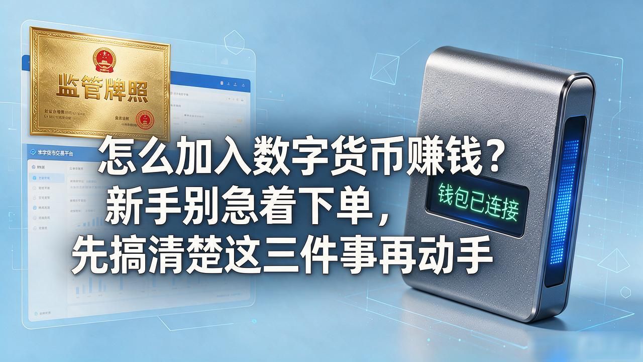 数字货币投资入门基础逻辑_怎么加入数字货币赚钱_合规交易平台选择与硬件钱包安全
