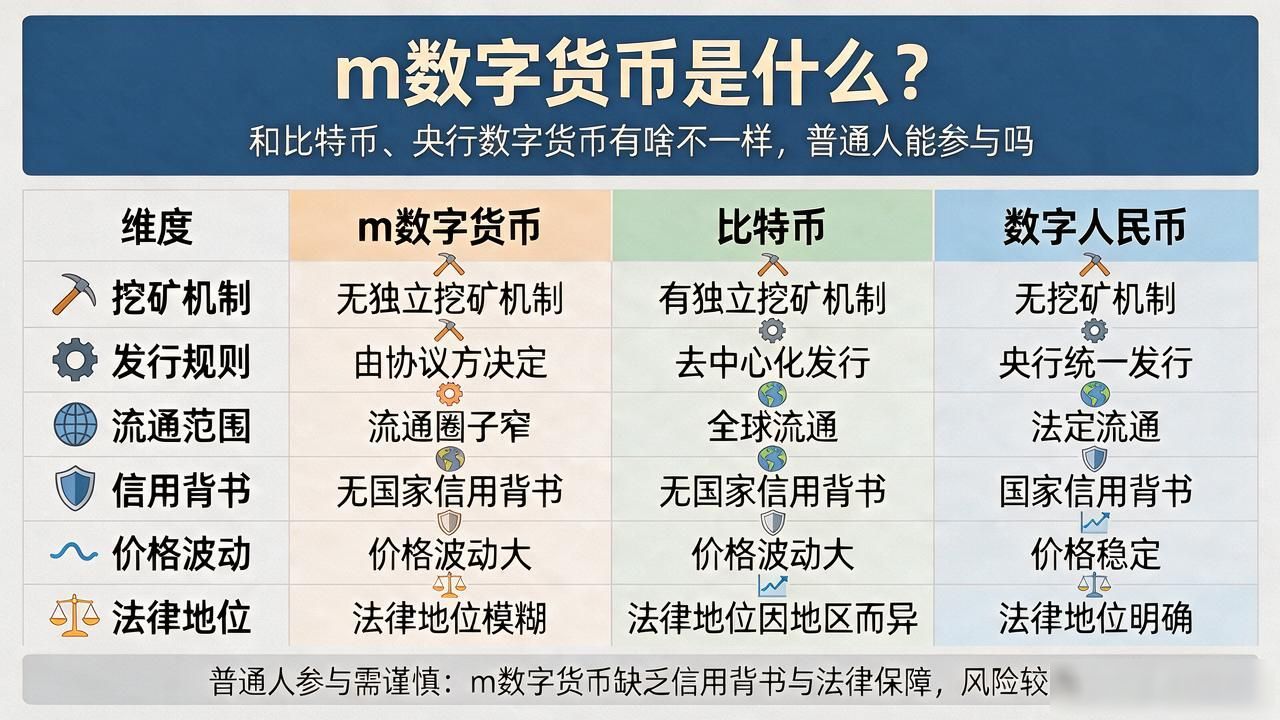 m数字货币是什么_m数字货币与数字人民币的关系_m数字货币和比特币的区别