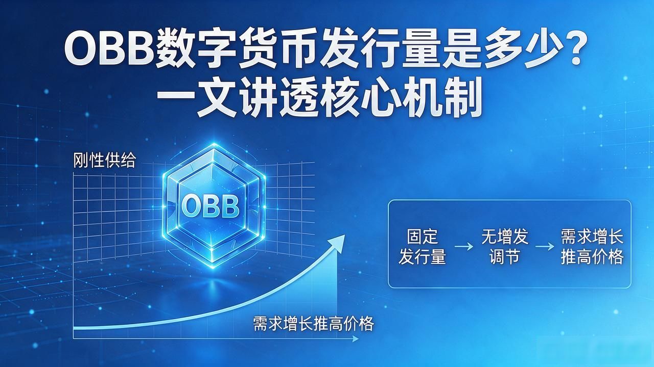 OBB数字货币去中心化抗通胀特性 OBB固定发行量代币经济模型 OBB官方发行进度公告参考价值_obb数字货币发行量是多少
