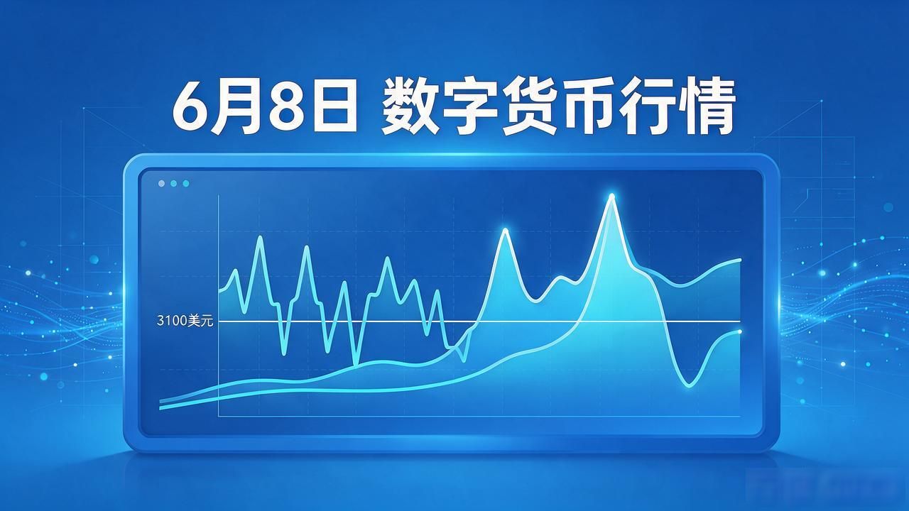 6月8日数字货币行情_6月8日比特币窄幅震荡行情_加密货币投资顾问林峰6月8日市场分析