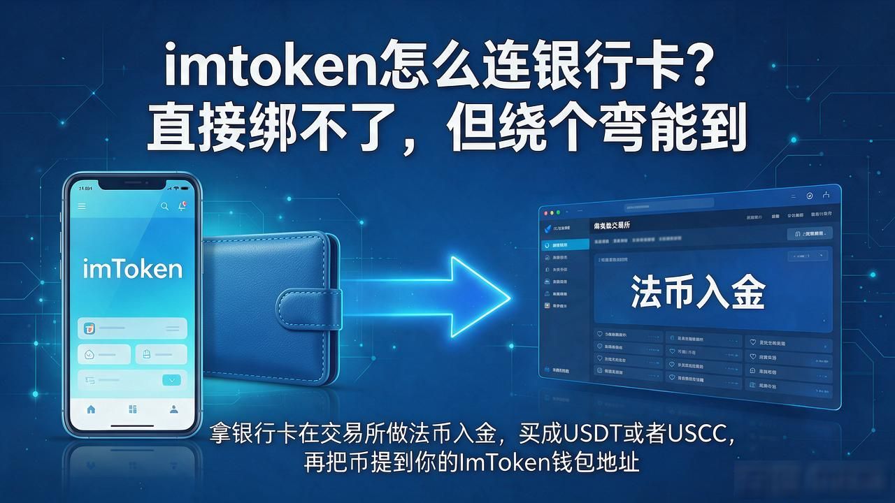 ImToken钱包如何绑定银行卡_法币与加密货币互通流程_imtoken怎么连银行卡