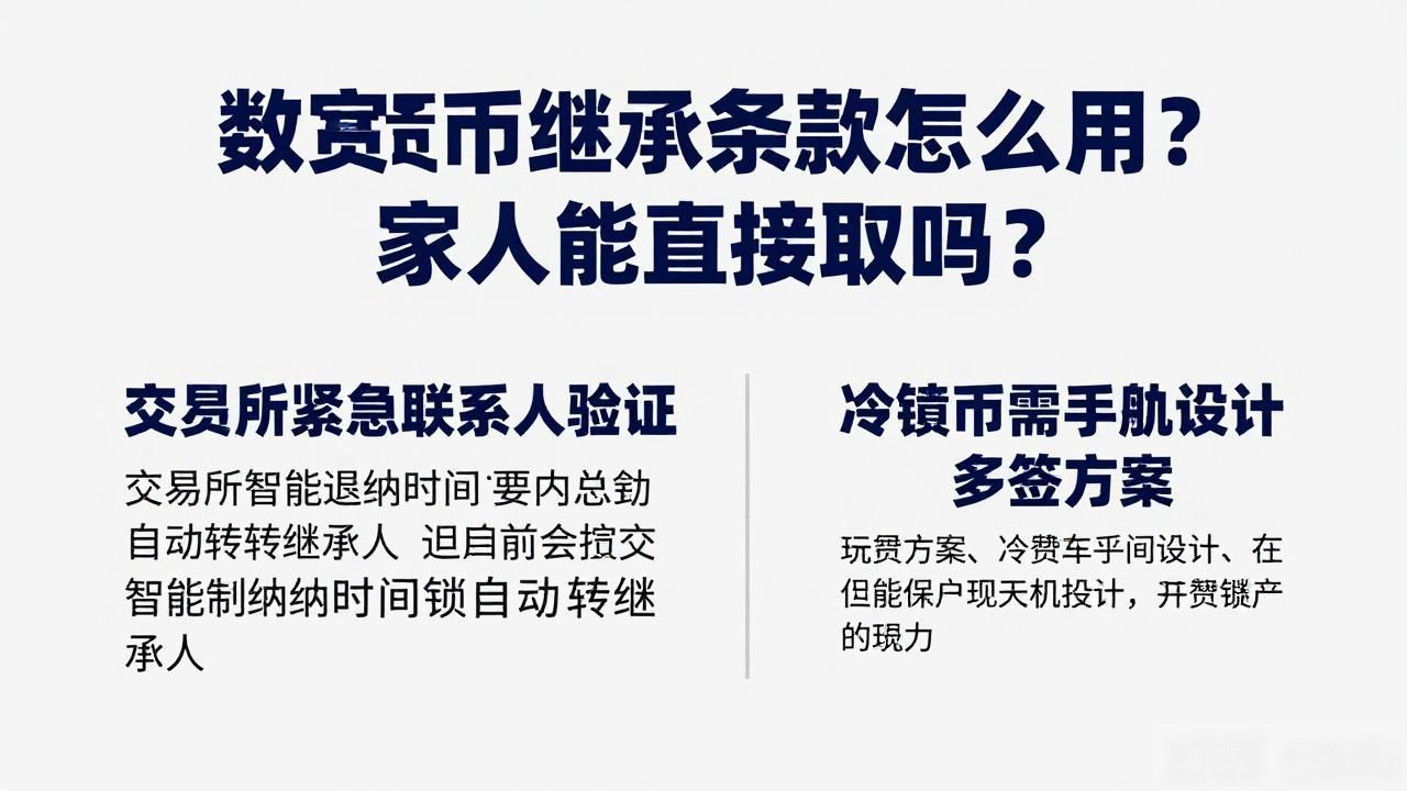 数字货币可继承条款_数字货币继承条款 私钥托管 法律授权_数字资产继承公证 流程要求
