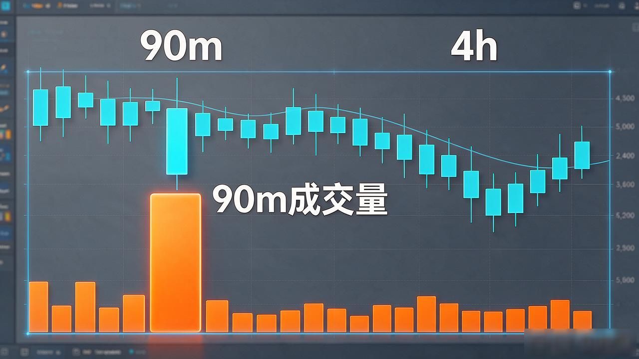 90m成交量怎么看_数字货币成交量90m是什么意思_币安OKX 90分钟K线周期用法